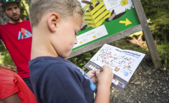 Floris Erlebnispfad, Kinderwanderweg © Flachau Tourismus