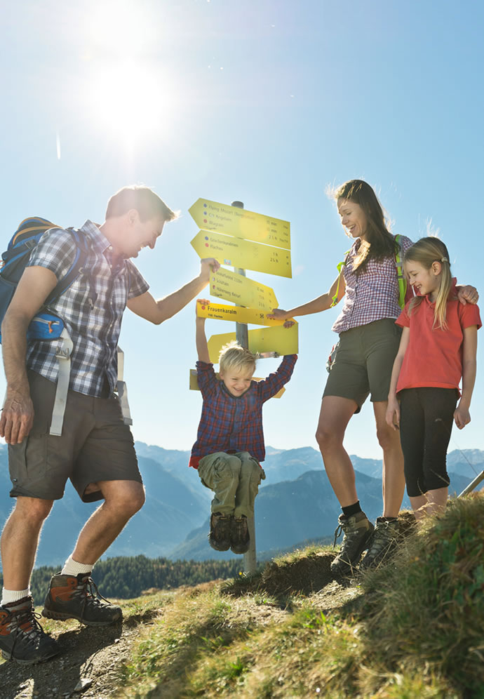 Familien-Wanderurlaub © Flachau Tourismus