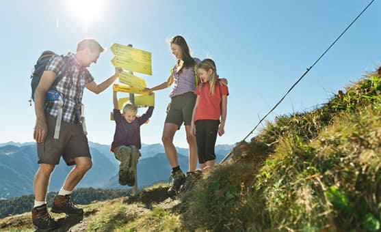 Familien-Wanderurlaub © Flachau Tourismus