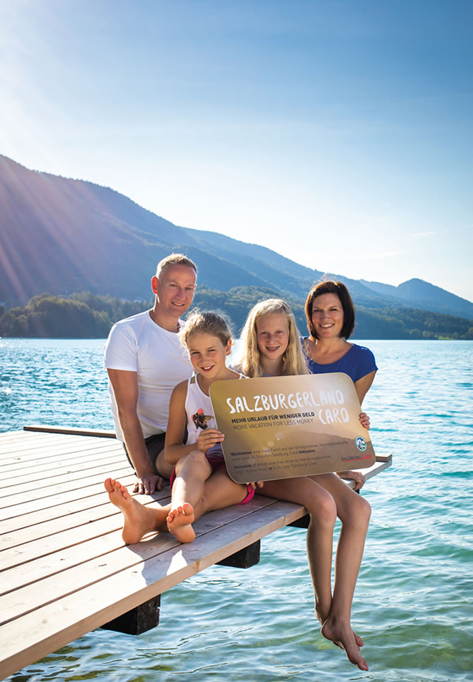 Familie mit der SalzburgerLand Card © Michael Groessinger Fotografie / SalzburgerLand